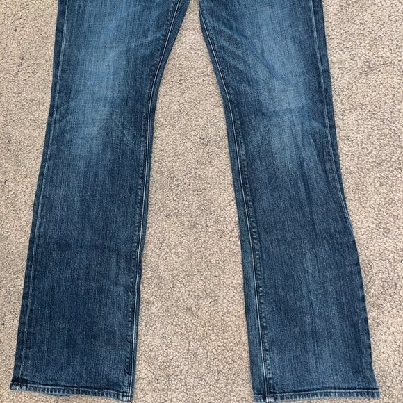 Men's 31 HUDSON CLIFTON 5 POCKET BOOT MEDIUM WASH BLUE DENIM JEANS MADE IN USA - Picture 3 of 14